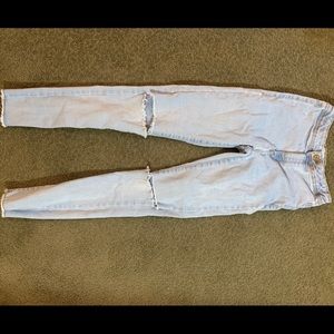 Zara girls light wash jeans